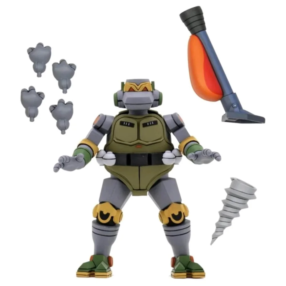 NECA Teenage Mutant Ninja Turtles Cartoon Metalhead Ultimate 17,5 cm Schaal Actiefiguur Afbeelding 1