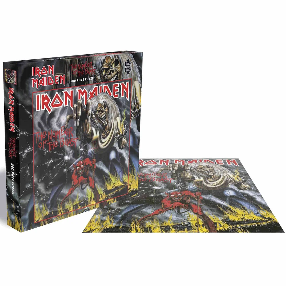 Iron Maiden The Number of the Beast (500 stukjes legpuzzel) Afbeelding 1