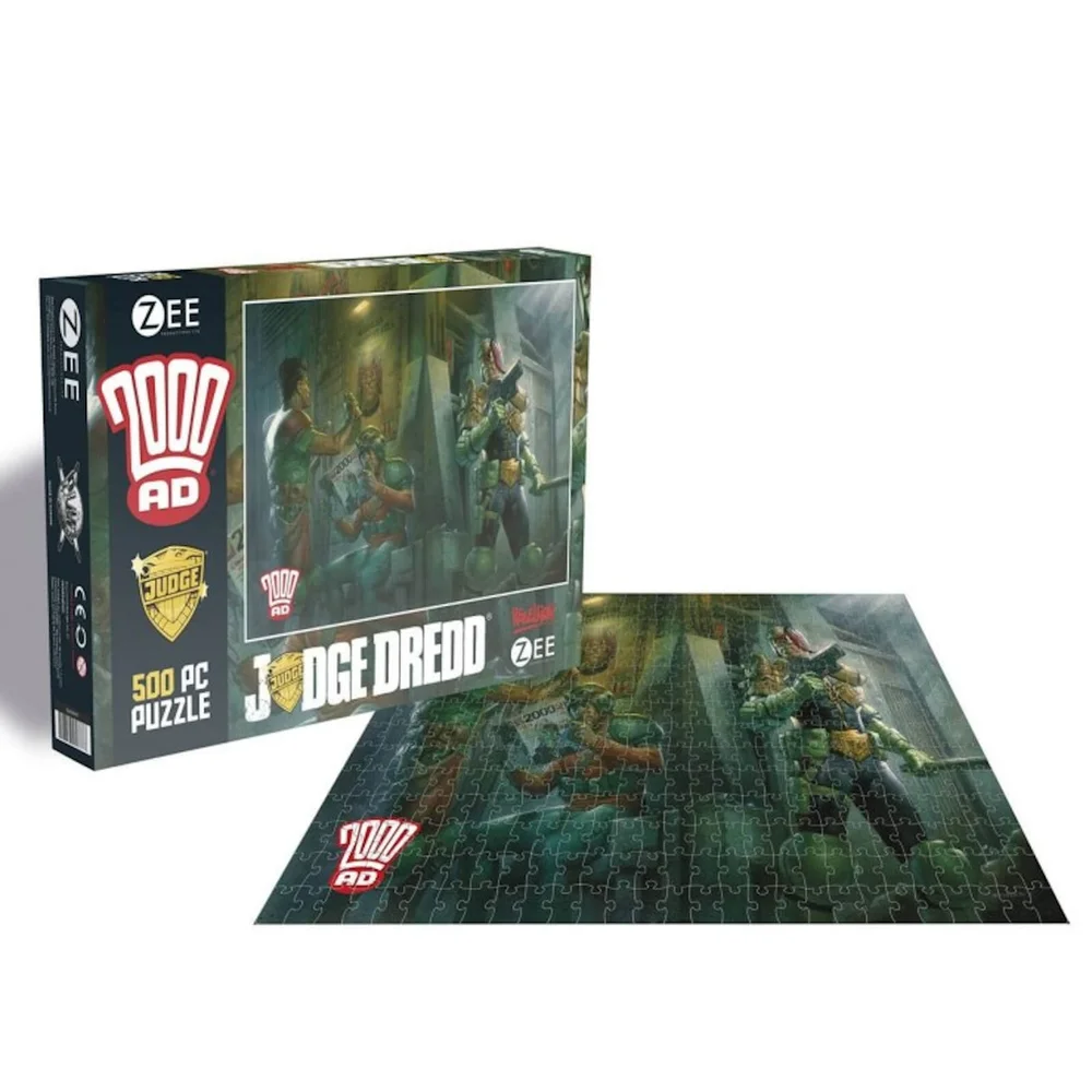 2000AD Judge Dredd (500 Piece Jigsaw Puzzle) Afbeelding 1