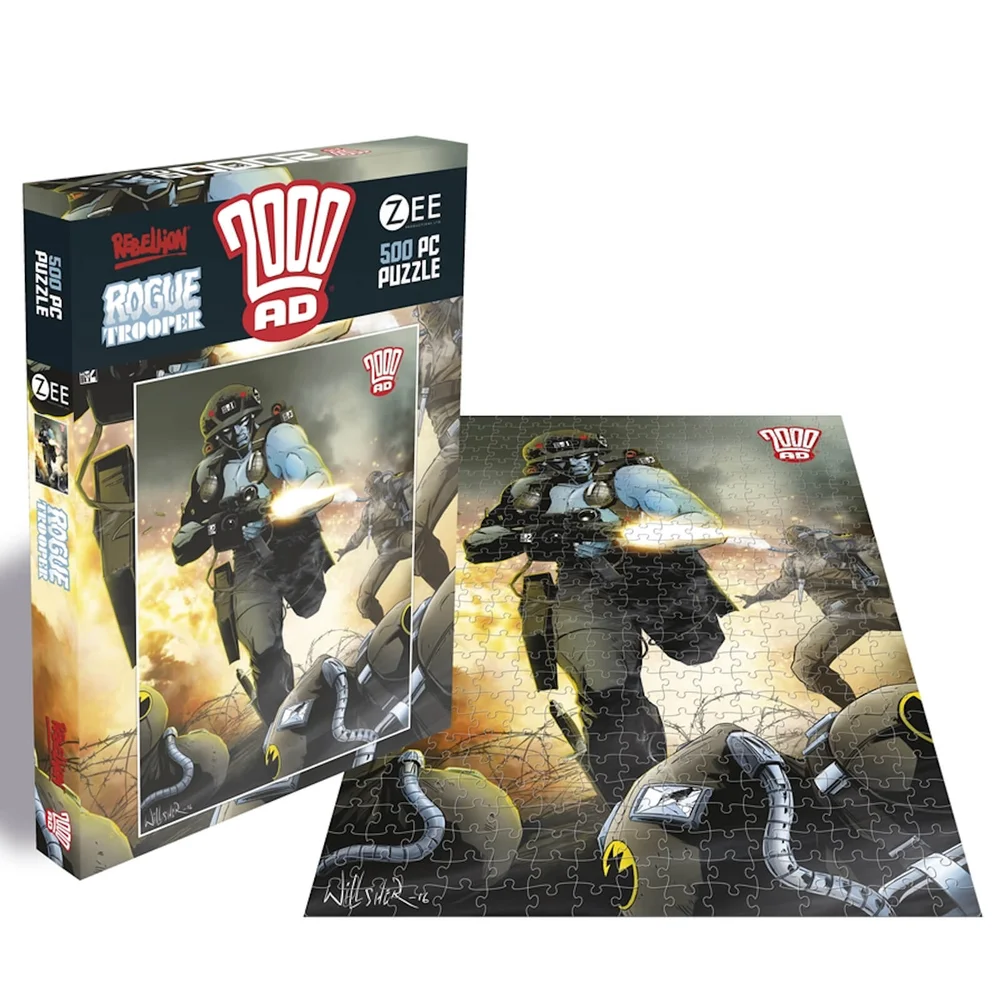 2000AD Rogue Trooper (500 stukjes legpuzzel) Afbeelding 1