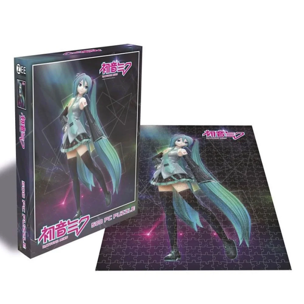 Hatsune Miku Miku Dancing (500 Piece Jigsaw Puzzle) Afbeelding 1
