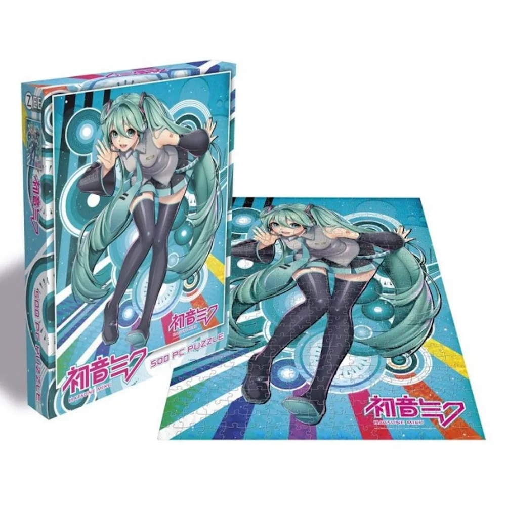 Hatsune Miku Miku Projection (500 Piece Jigsaw Puzzle) Afbeelding 1