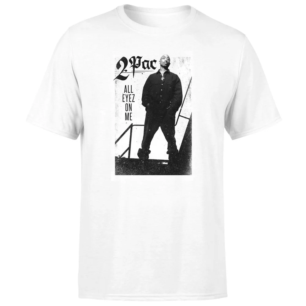 All Eyez On MeUnisex T-Shirt - Wit - 3XL Afbeelding 1