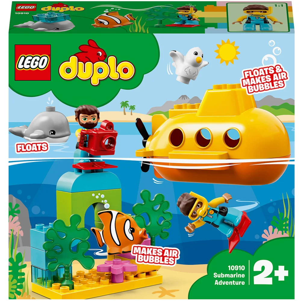 LEGO DUPLO Stad: Onderzeeër Avontuur Bad Speelgoed (10910) Afbeelding 1