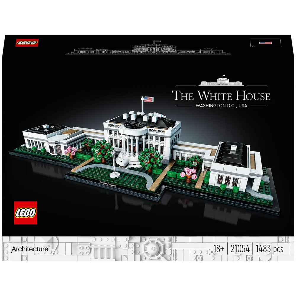 LEGO Architectuur: Het Witte Huis Display Model (21054) Afbeelding 1