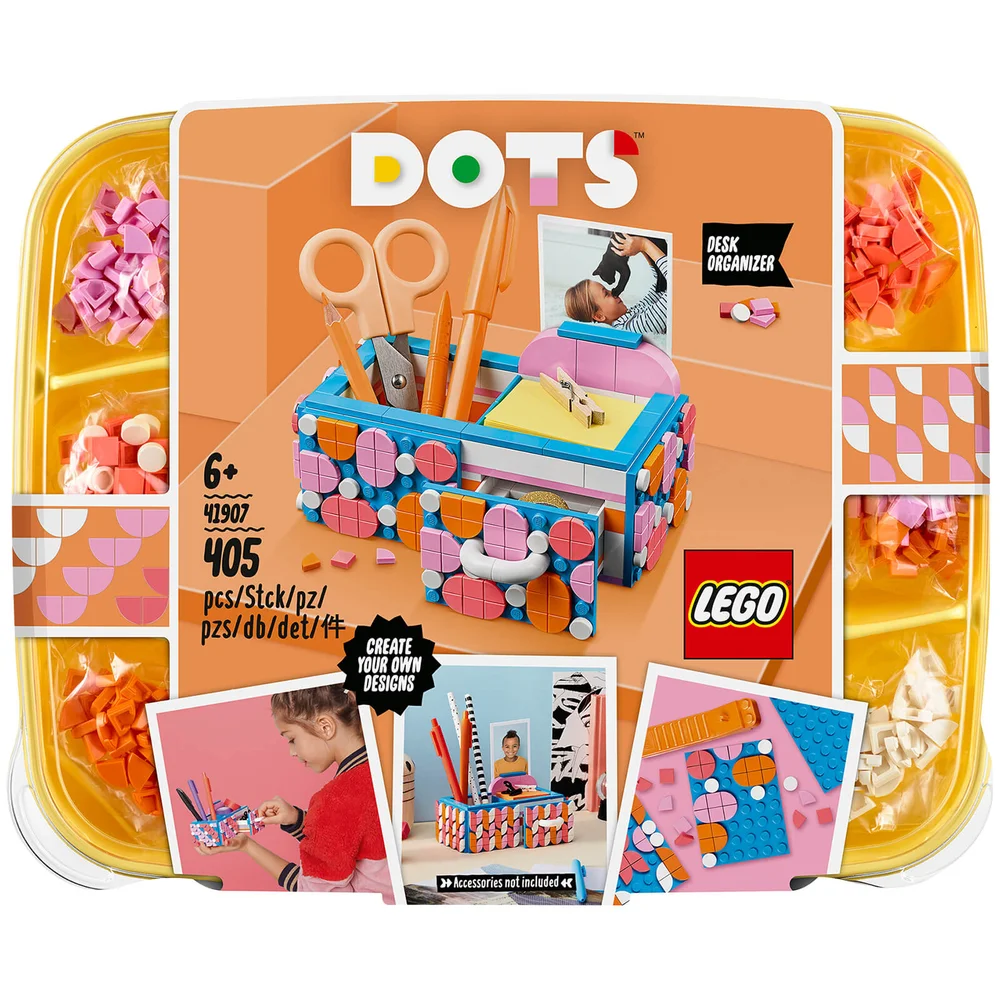 DOTS: Bureau-organizer DIY Kunst & Knutselset van LEGO (41907) Afbeelding 1