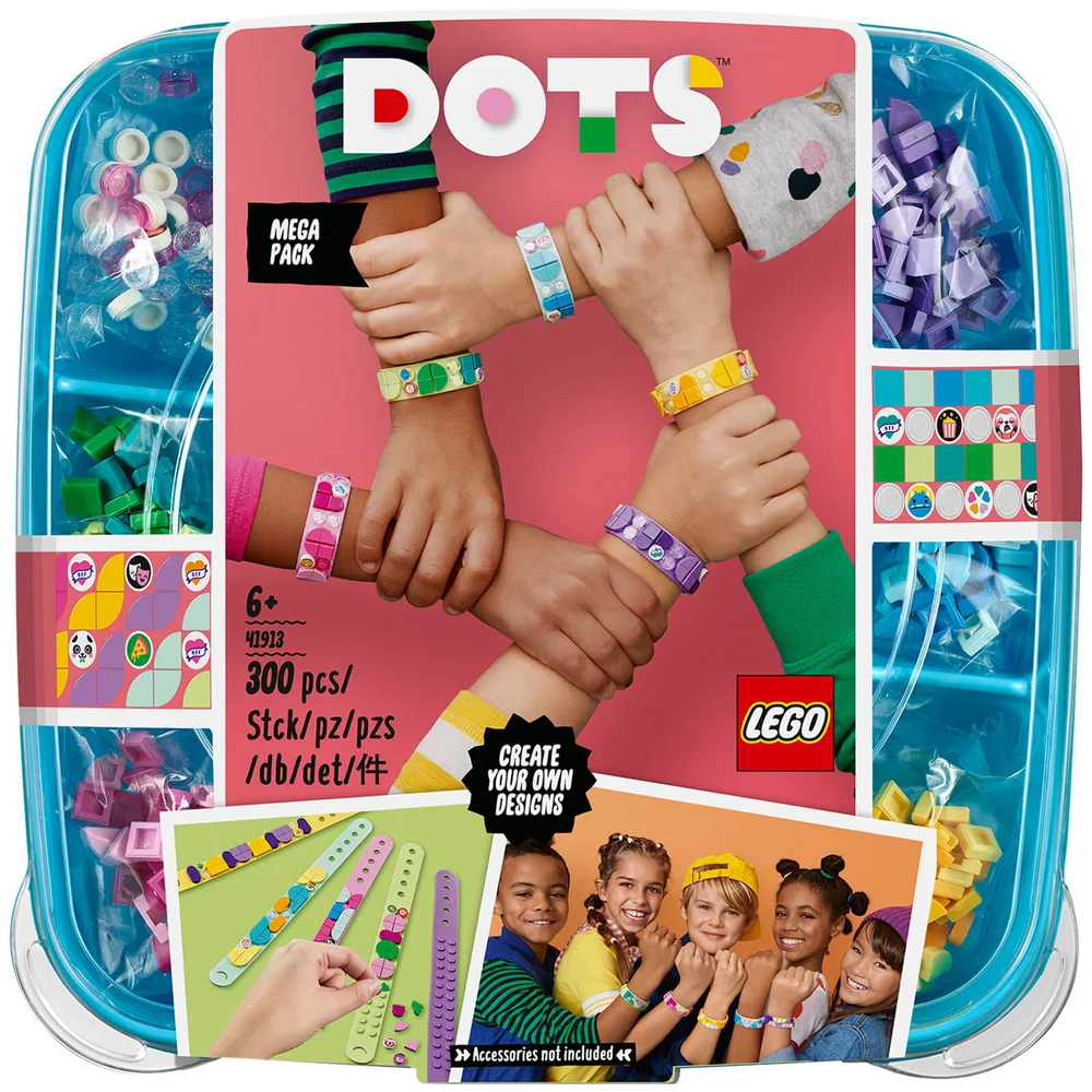 DOTS: Armband Mega Pack DIY Sieradenset van LEGO (41913) Afbeelding 1