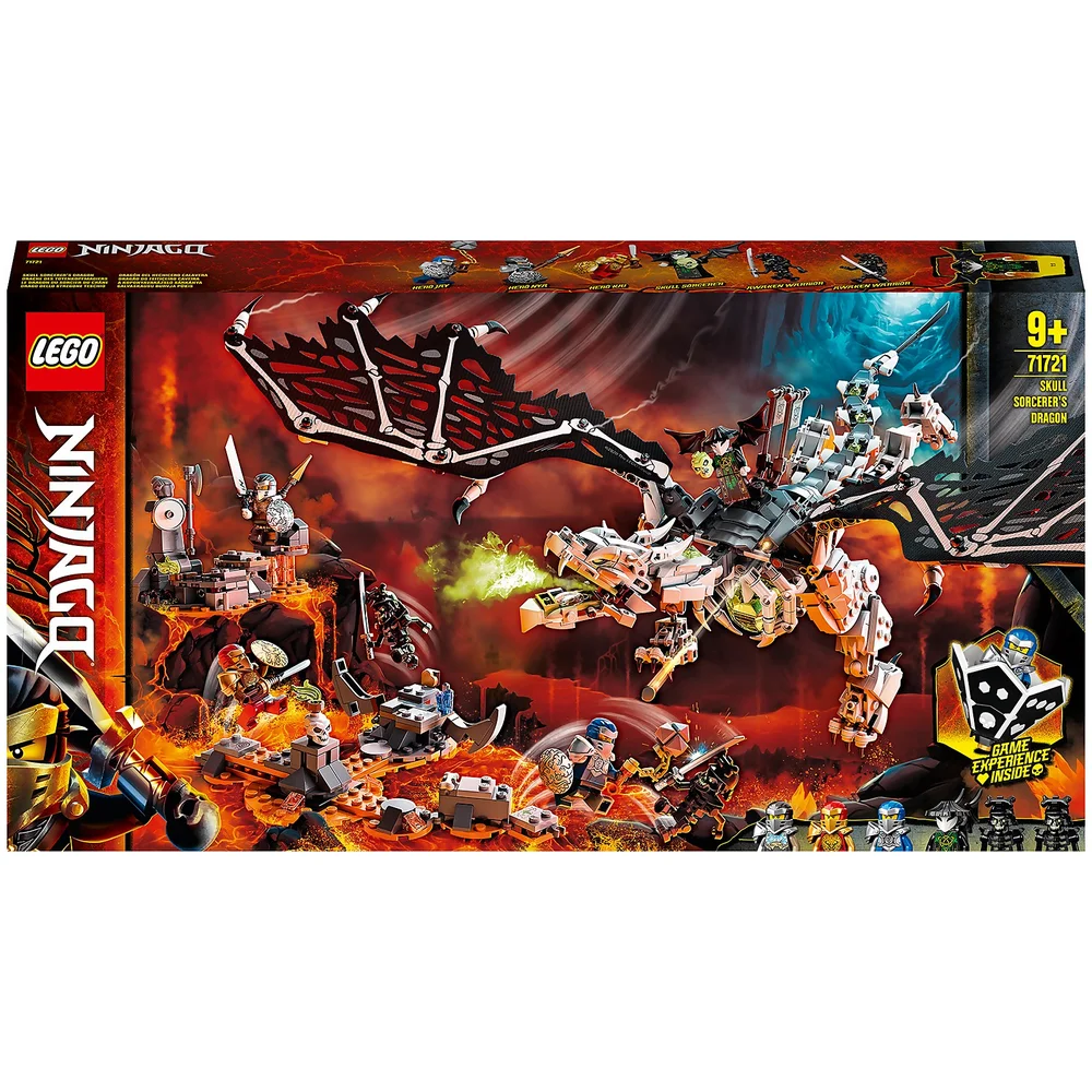 LEGO NINJAGO: Skull Sorcerer's Dragon Bordspelset (71721) Afbeelding 1