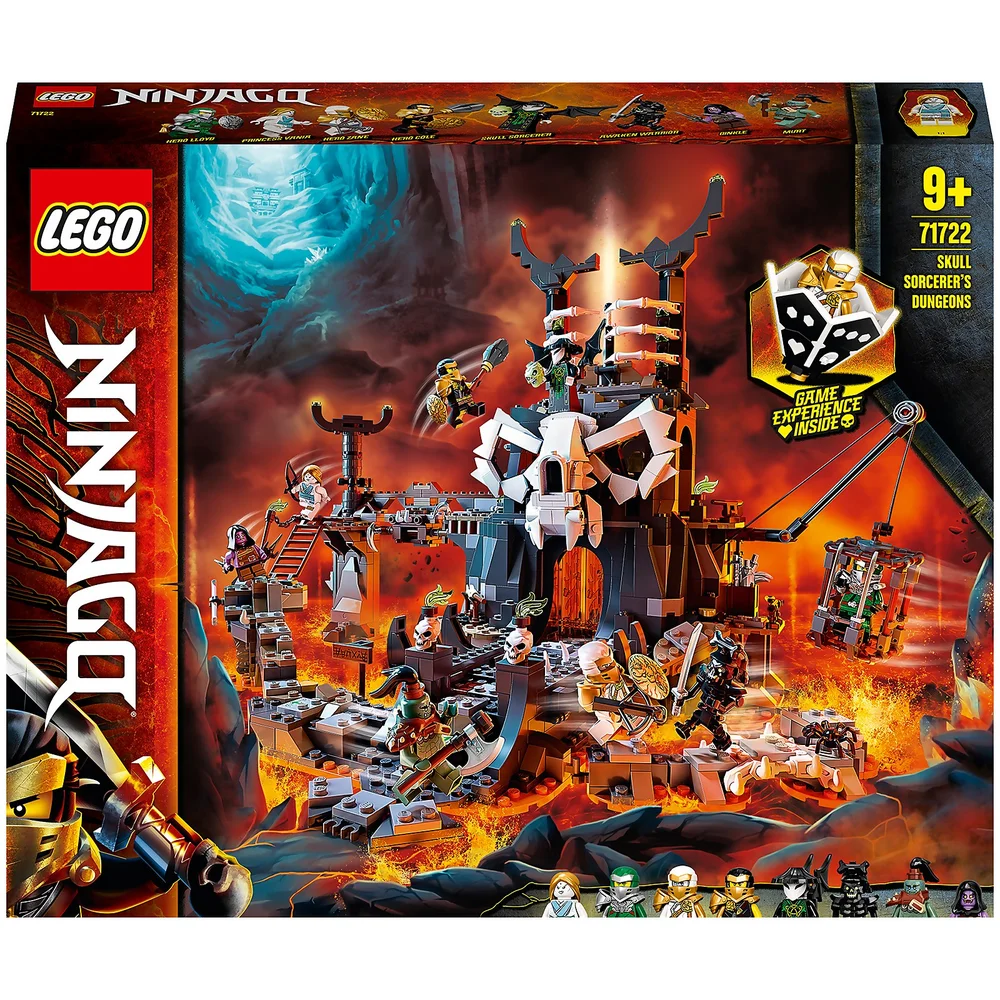 LEGO NINJAGO: Skull Sorcerer's Dungeons Bordspelset (71722) Afbeelding 1