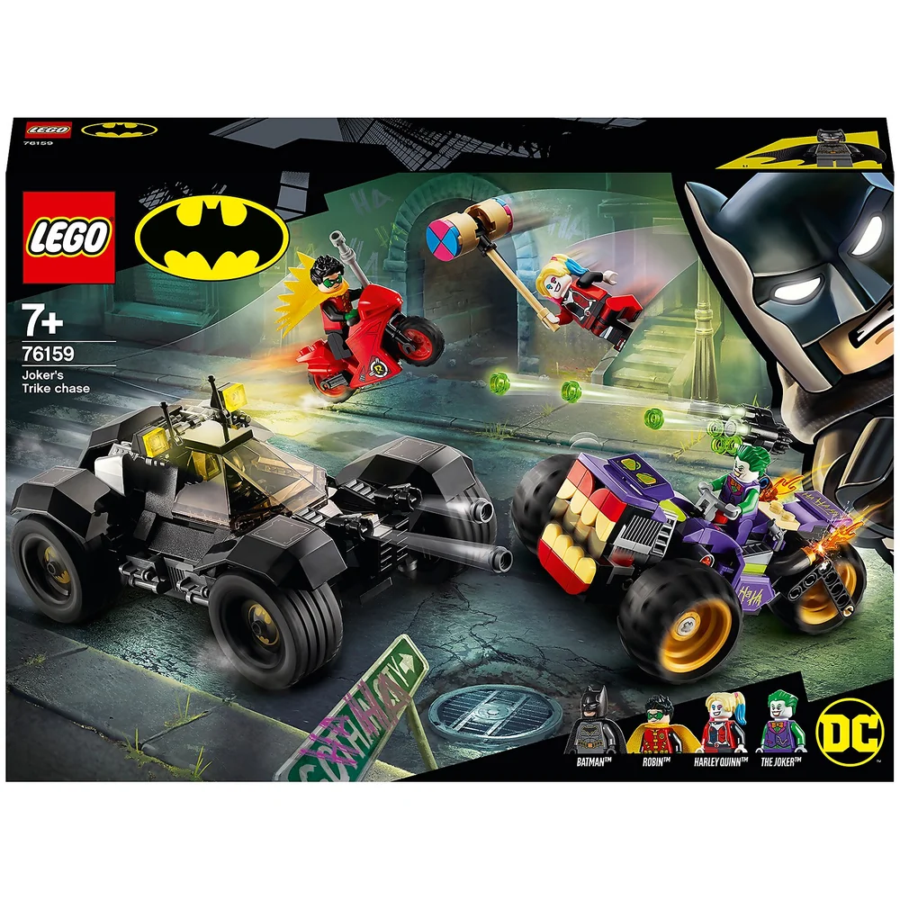 LEGO DC Batman Joker's Trike Chase Batmobile Speelgoed (76159) Afbeelding 1