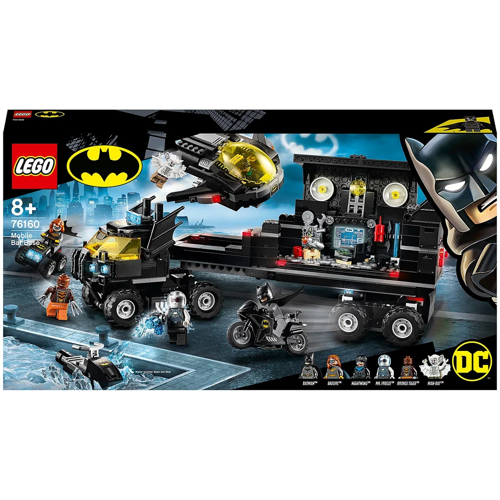 LEGO DC Batman Mobiele Batbasis Batcave Vrachtwagen Speelgoed (76160) Afbeelding 1