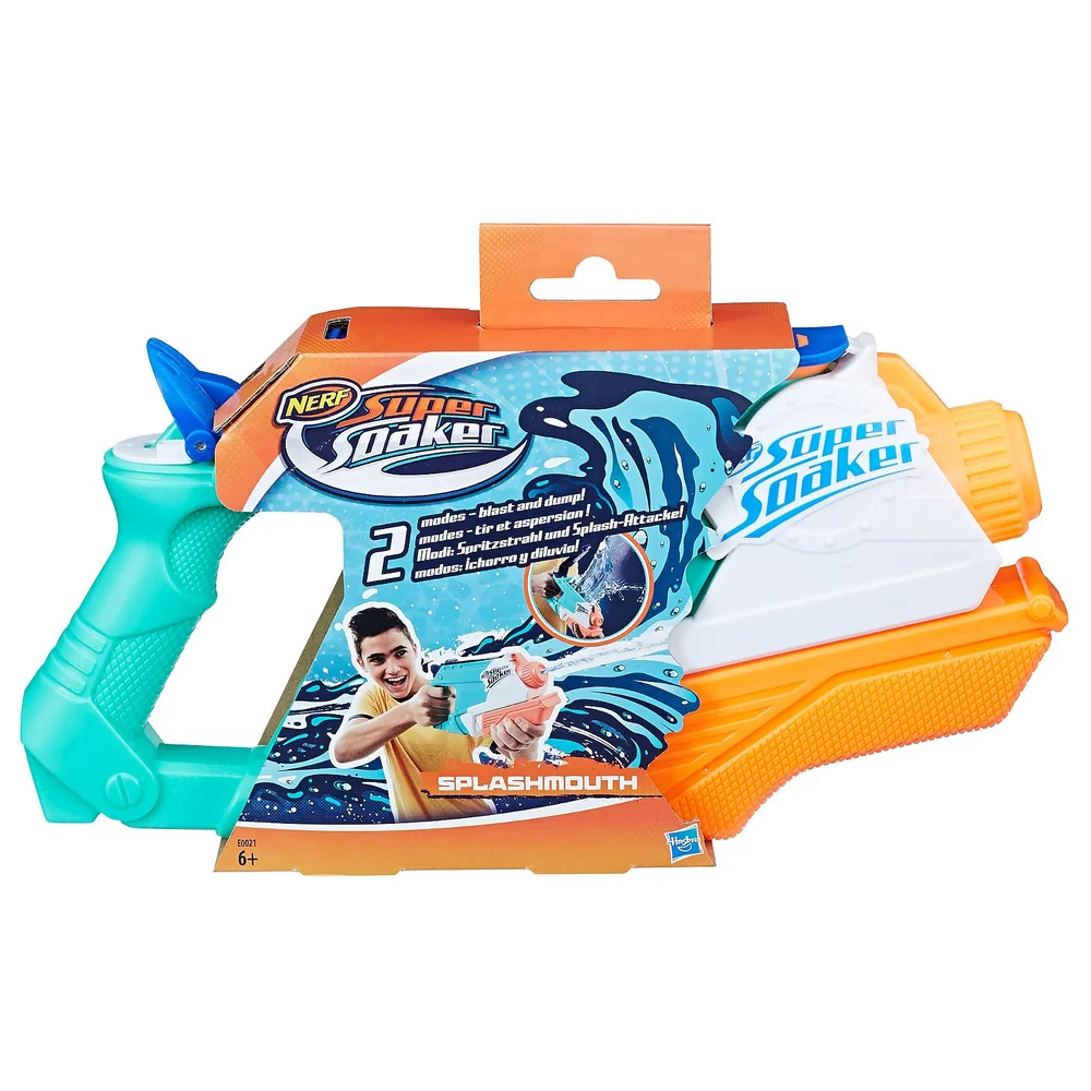 NERF Super Soaker Splash Mouth Water Gun Afbeelding 1
