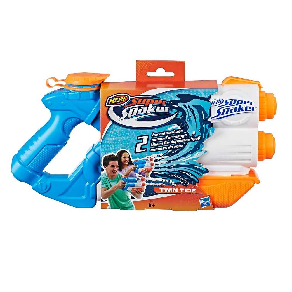 NERF Super Soaker Twin Tide Water Gun Afbeelding 1