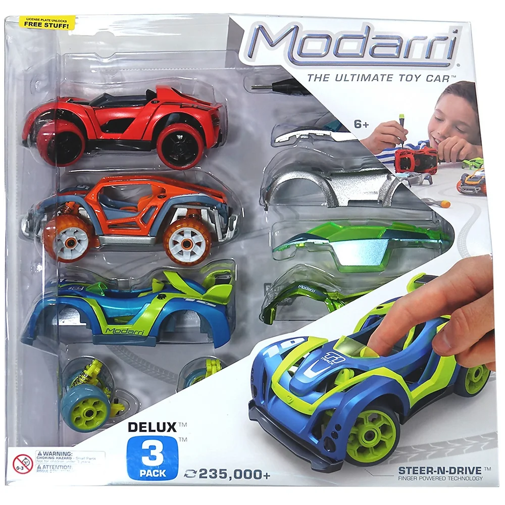 Modarri Deluxe 3 Pack Build Your Car Kit Afbeelding 1