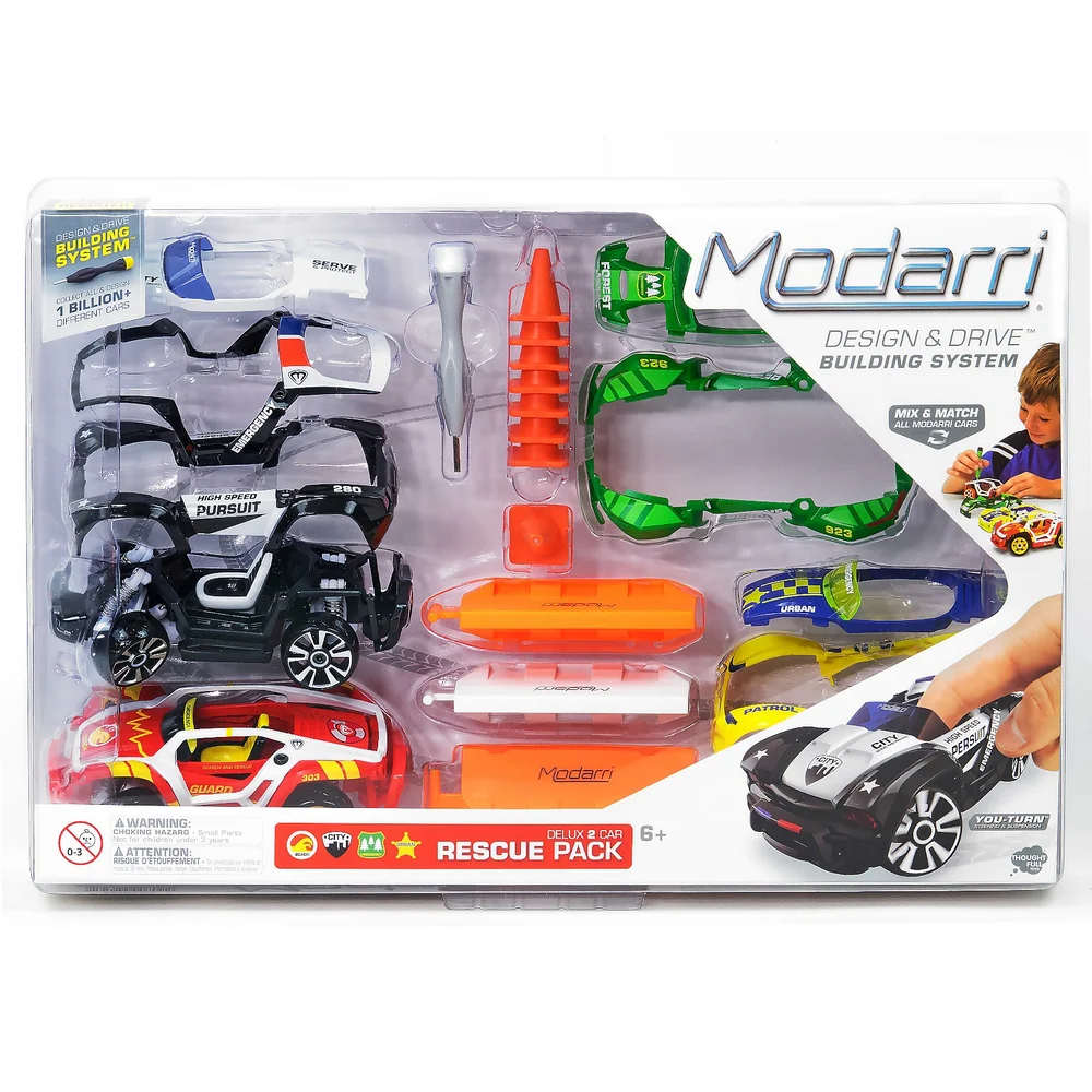 Modarri Deluxe 2 Car Rescue Pack Afbeelding 1