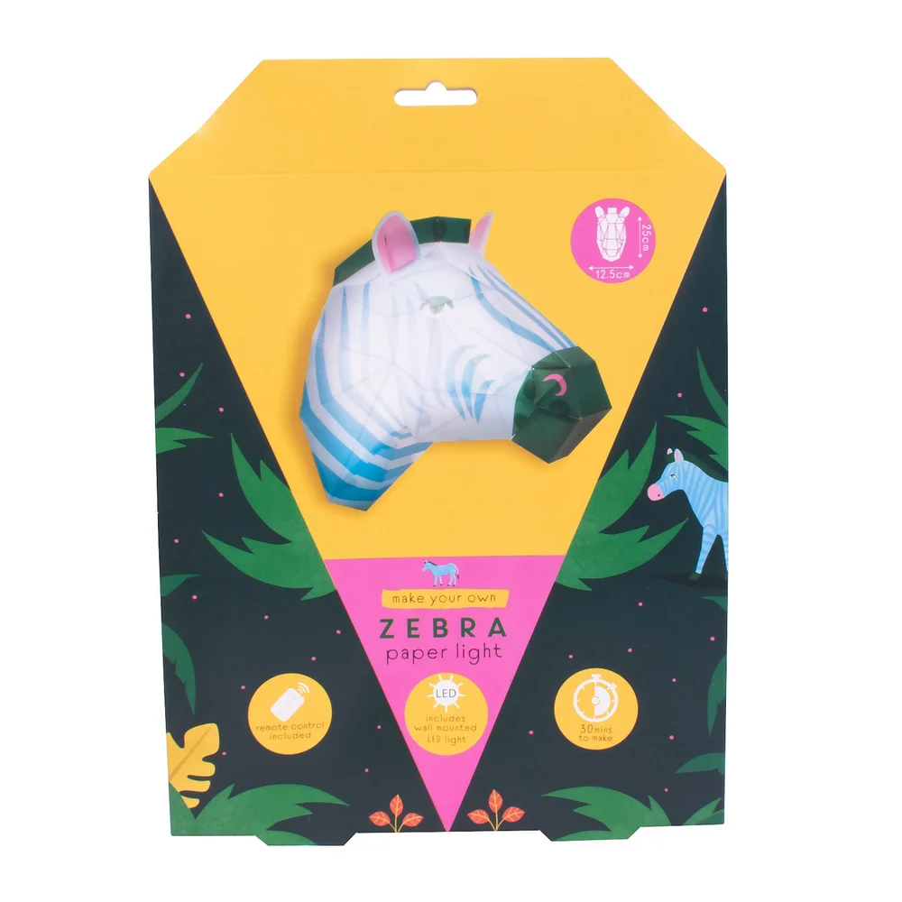 Make Your Own Zebra Head Light Afbeelding 1