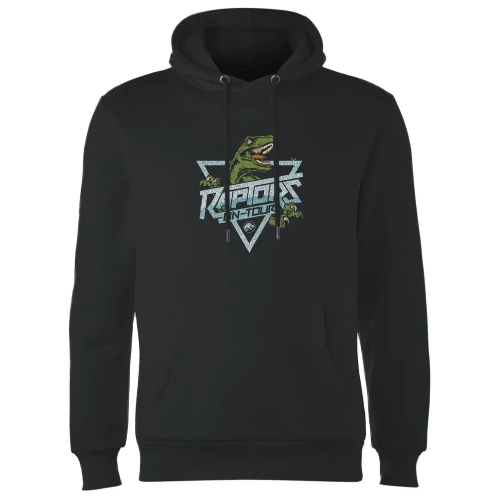 Jurassic Park Raptors On Tour Stroke Hoodie - Zwart - S Afbeelding 1