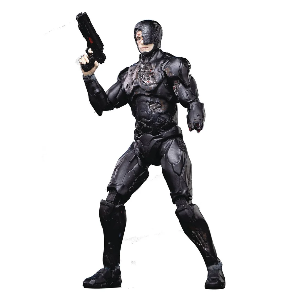 Hiya Toys Robocop 2014 Battle-Damaged Robocop 1/18 Scale Figure - PX Exclusive Afbeelding 1