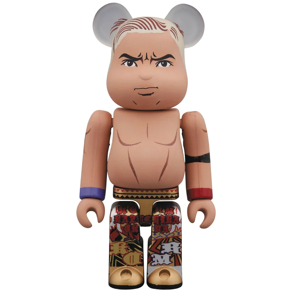 Medicom New Japan Pro-Wrestling Kazuchika Okada Be@rbrick! 100% Figuur Afbeelding 1