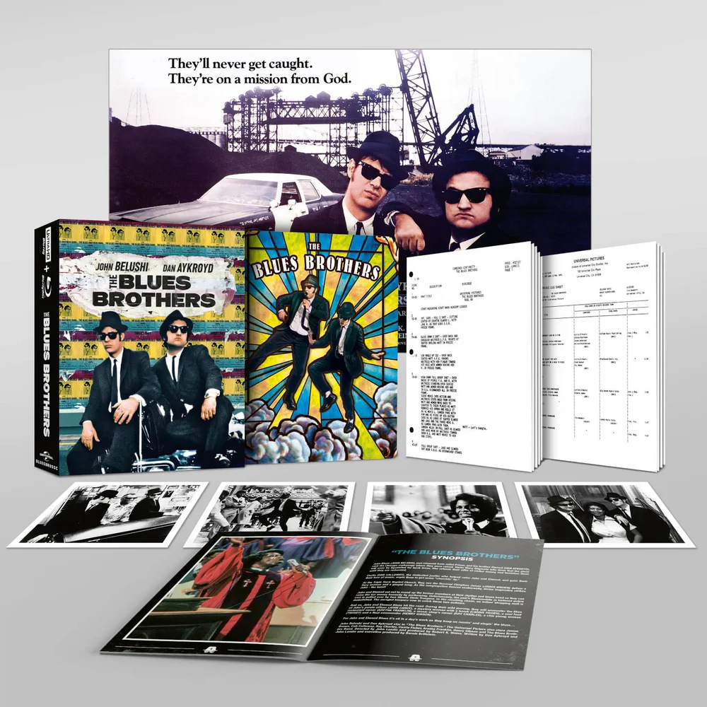 The Blues Brothers - Zavvi Exclusief 4K Ultra HD Deluxe Steelbook (Inclusief 2D Blu-ray) Afbeelding 1