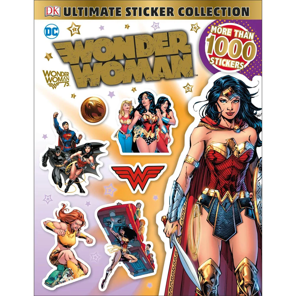 DK Boeken DC Wonder Woman Ultieme Sticker Collectie Paperback Afbeelding 1
