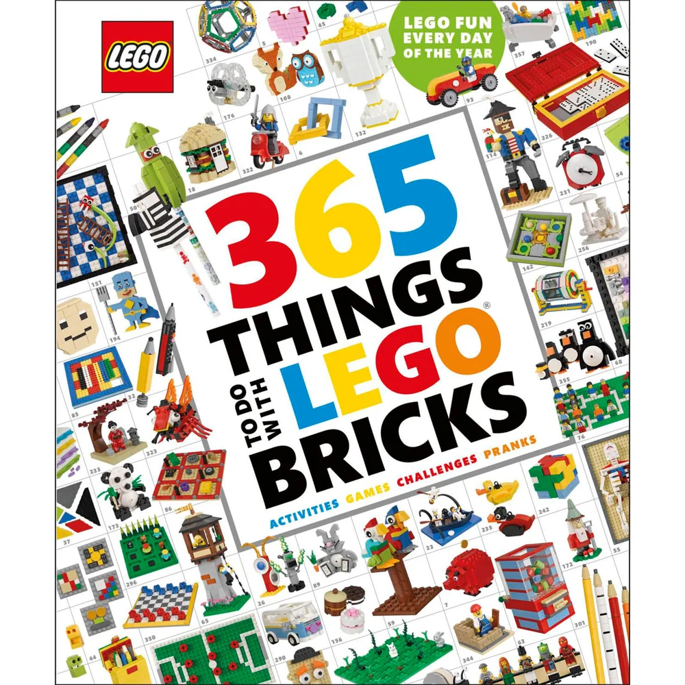 DK Books 365 Things to Do with LEGO Bricks Hardback Afbeelding 1