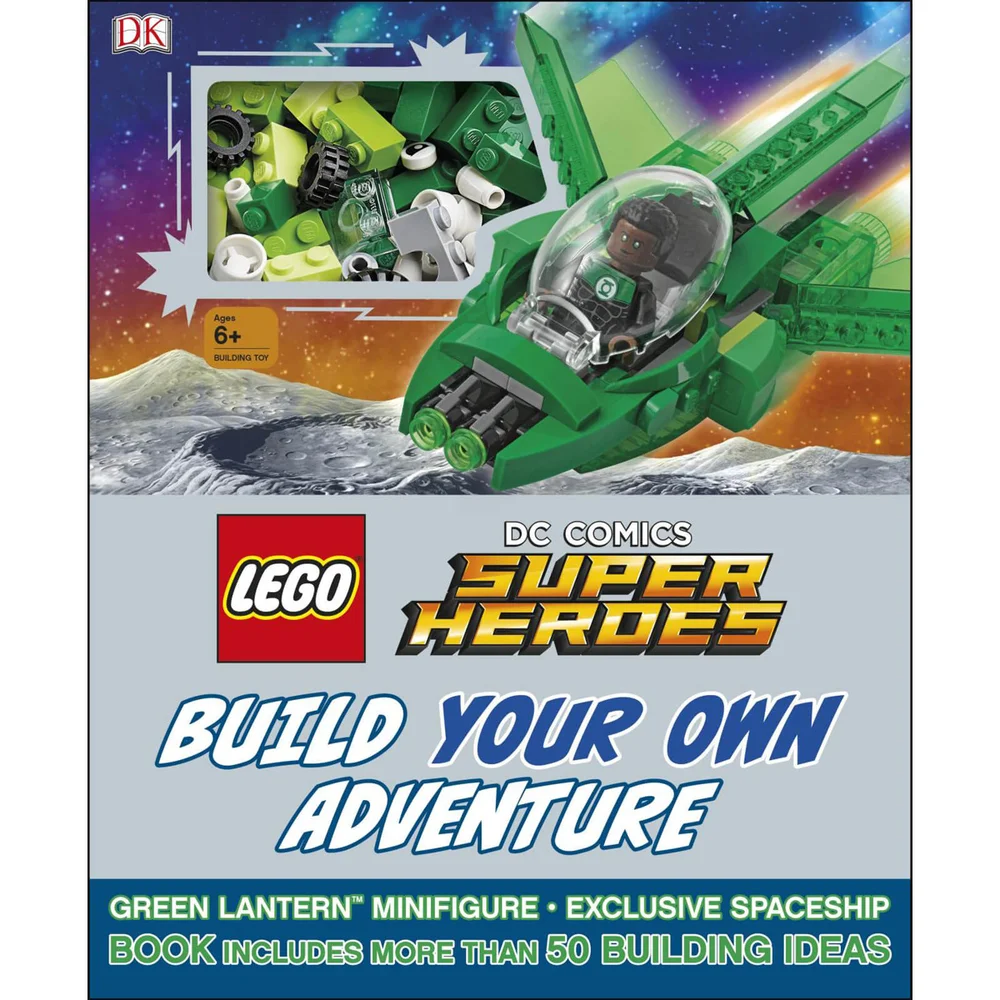 DK Books LEGO DC Comics Super Heroes Build Your Own Adventure Hardback Afbeelding 1