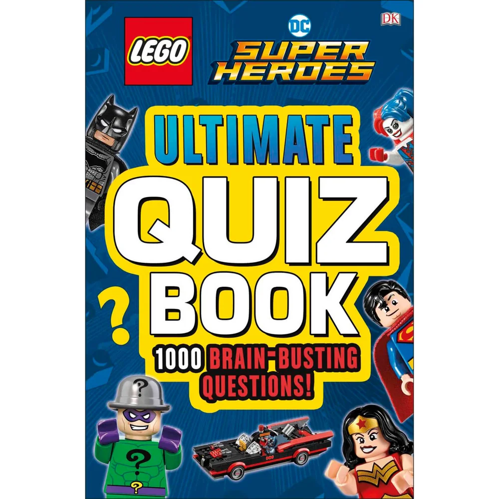 DK Books LEGO DC Comics Super Heroes Ultimate Quiz Book Paperback Afbeelding 1
