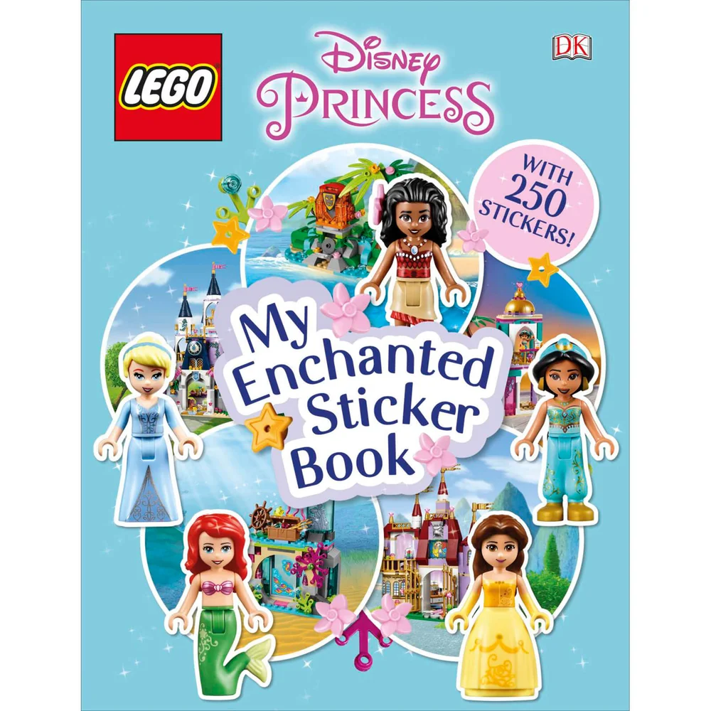 DK Books LEGO Disney Princess My Enchanted Sticker Book Paperback Afbeelding 1