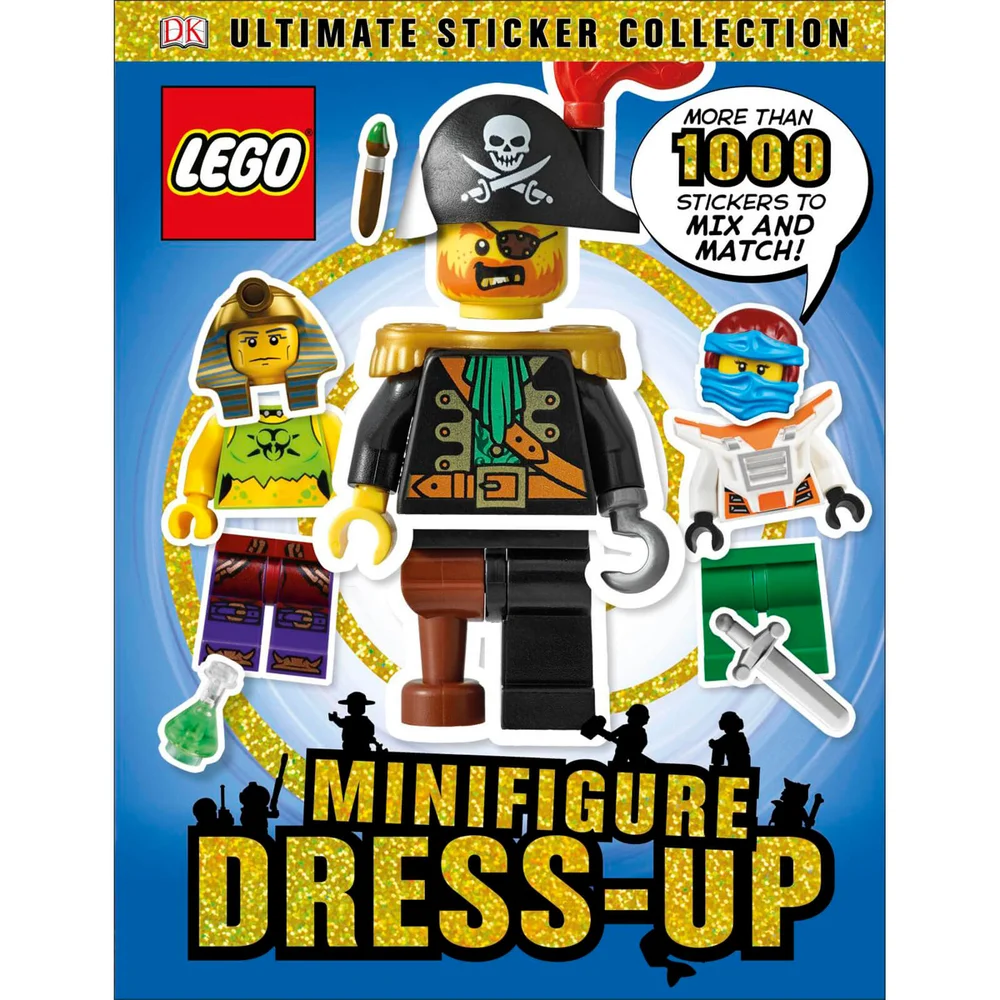DK Boeken LEGO Minifiguur Dress-Up Ultieme Sticker Collectie Paperback Afbeelding 1