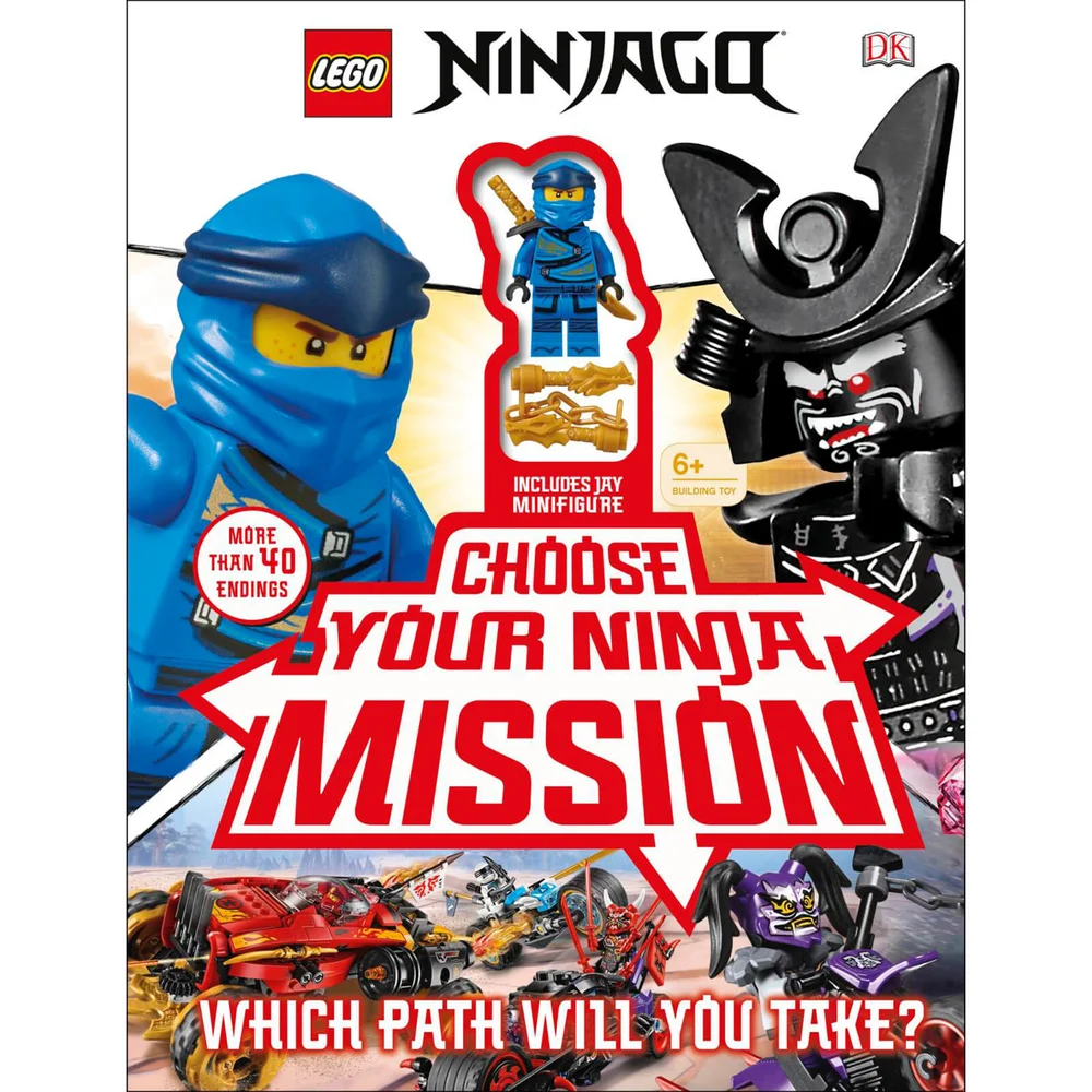 DK Boeken LEGO NINJAGO Kies je Ninja Missie Hardback Afbeelding 1