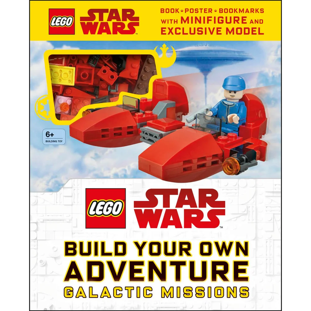 DK Books LEGO Star Wars Build Your Own Adventure Galactic Missions Hardback Afbeelding 1
