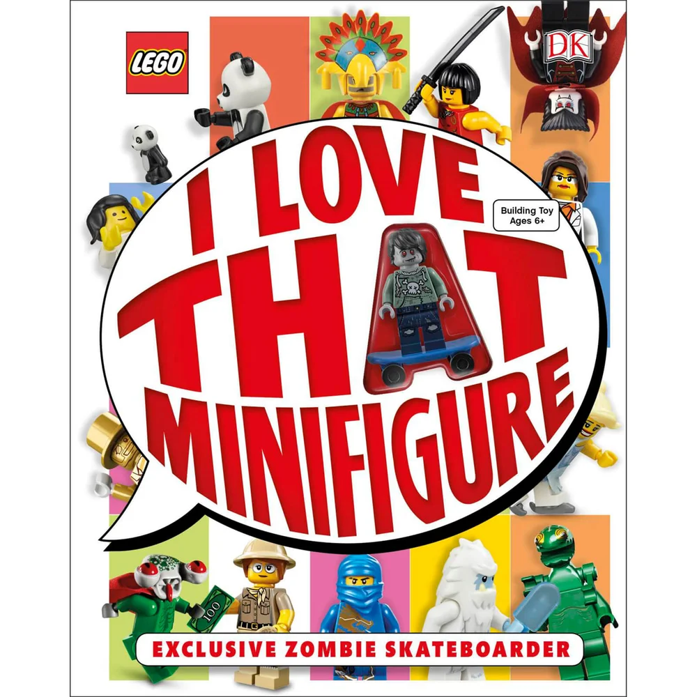DK Books LEGO I Love That Minifigure Hardback Afbeelding 1