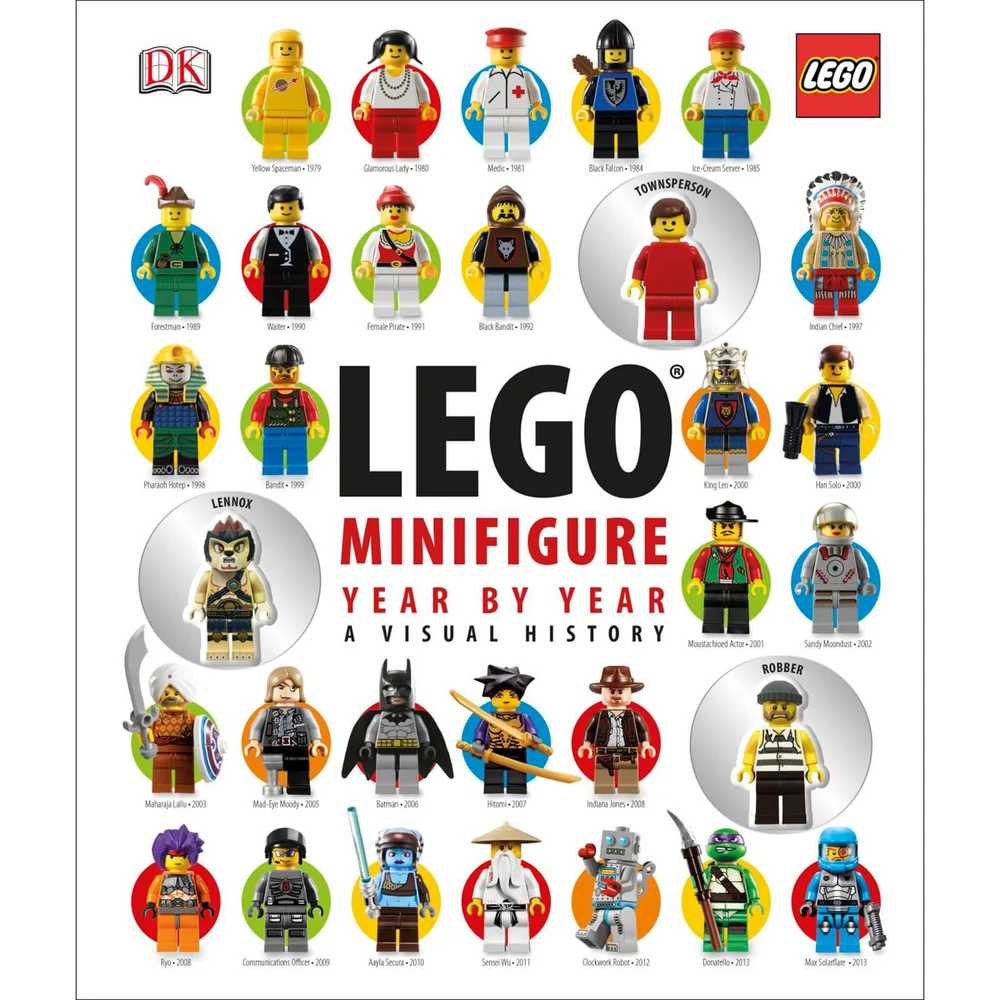 DK Books LEGO Minifigure Year by Year A Visual History Hardback Afbeelding 1