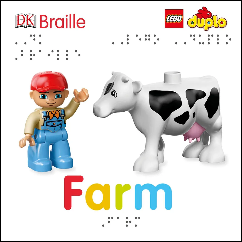 DK Books DK Braille LEGO DUPLO Farm Board Book Afbeelding 1