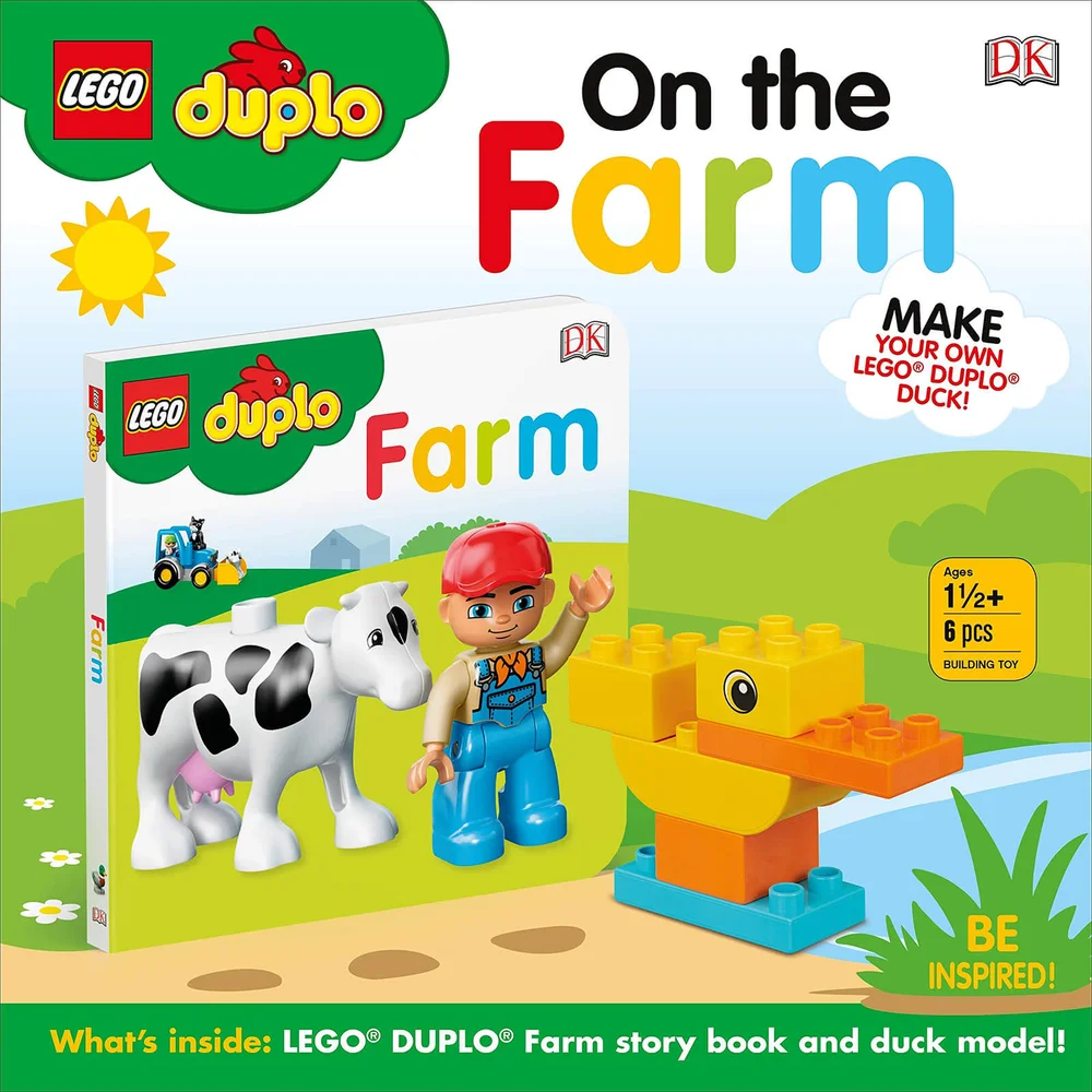 DK Boeken LEGO DUPLO Op de boerderij Bordboek Afbeelding 1
