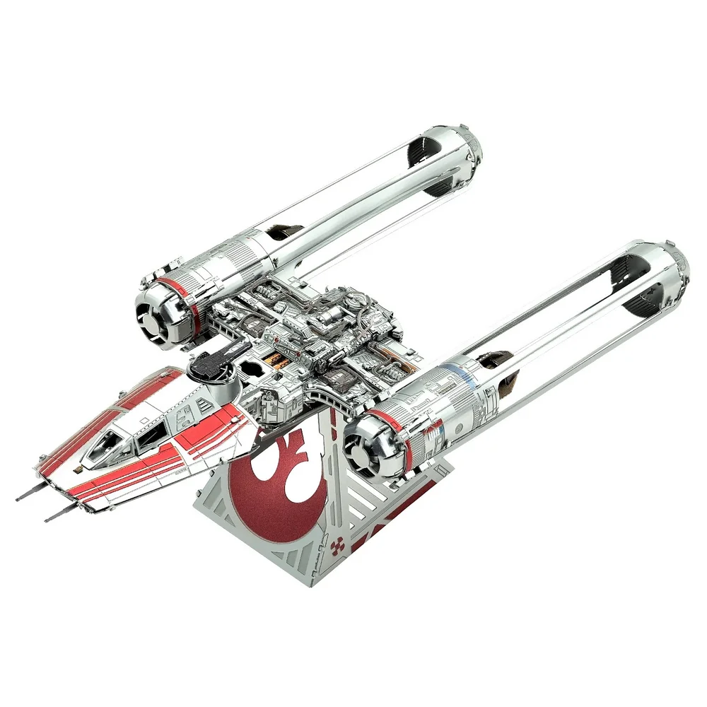 Star Wars Episode 9 Metal Earth 3D Bouwpakket - Zorri's Y-Wing Fighter Afbeelding 1