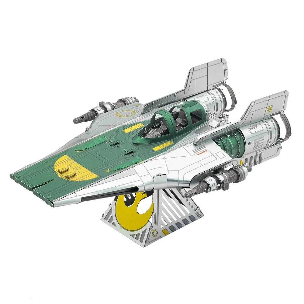 Star Wars Episode 9 Metal Earth 3D Construction Kit - Resistance A-Wing Fighter Afbeelding 1