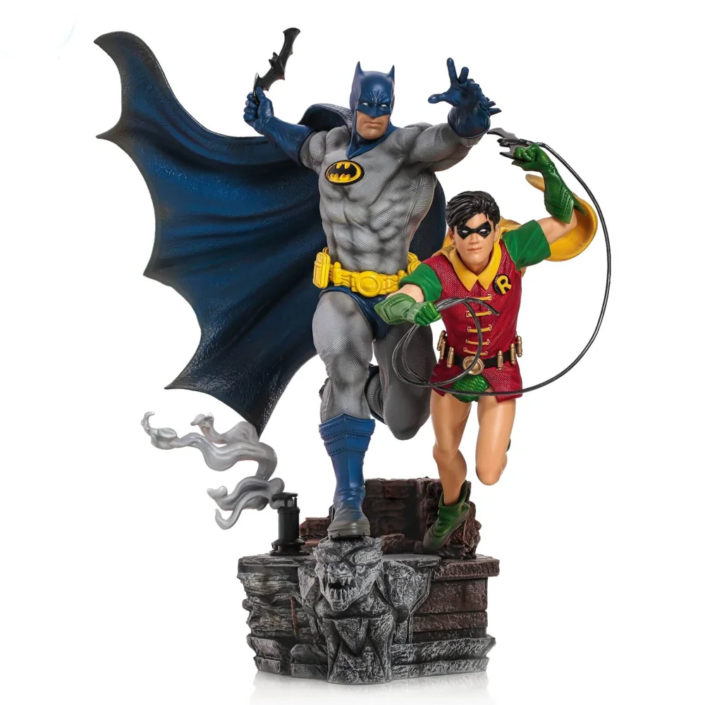 Iron Studios DC Comics Deluxe Art Scale Statue 1/10 Batman & Robin by Ivan Reis 25 cm Afbeelding 1