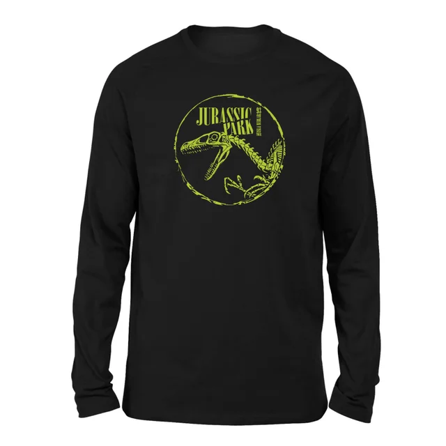 Jurassic Park Skell Unisex Long Sleeved T-Shirt - Zwart