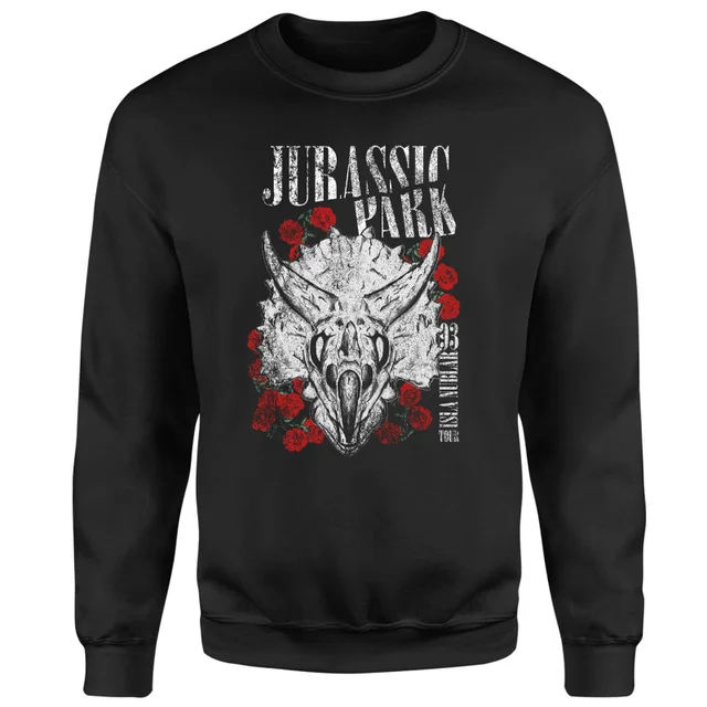 Jurassic Park Isla Nublar 93 Sweatshirt - Zwart