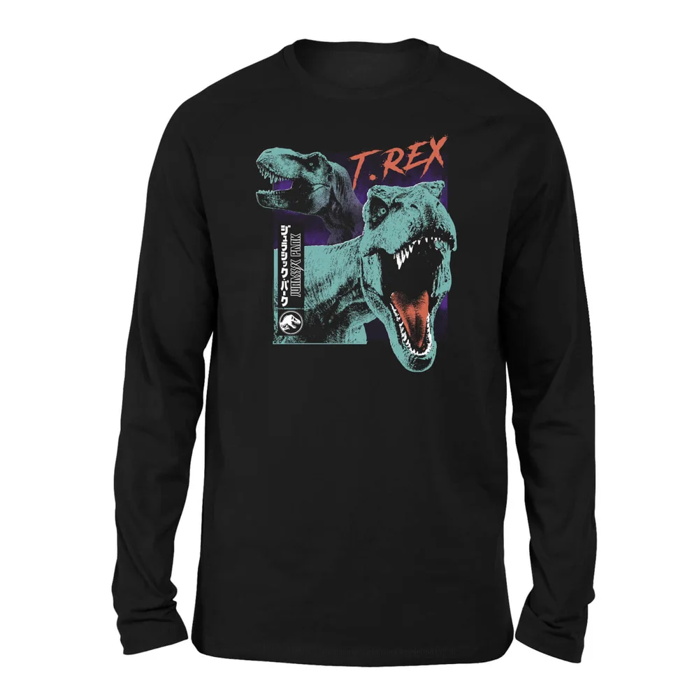 Jurassic Park T-REXES Unisex Long Sleeved T-Shirt - Zwart - S Afbeelding 1