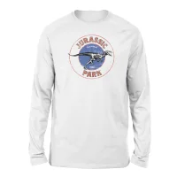 Jurassic Park Jurassic Target Unisex Long Sleeved T-Shirt - Wit - undefined undefined