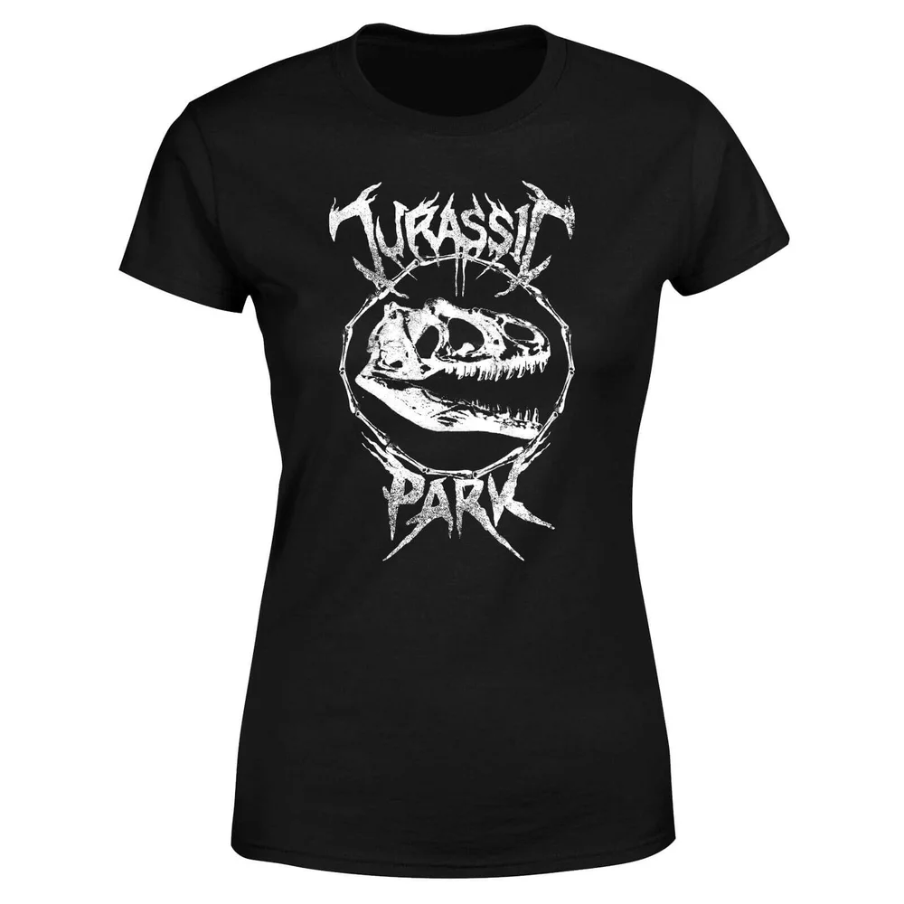 Jurassic Park T-Rex Bones Women's T-Shirt - Zwart - S Afbeelding 1