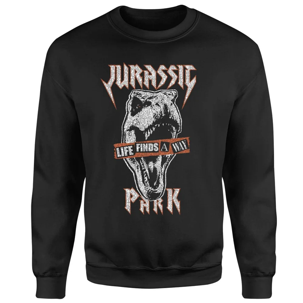 Jurassic Park Rex Punk Sweatshirt - Zwart - S Afbeelding 1