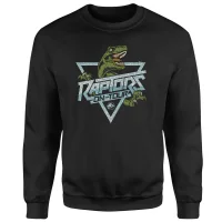 Jurassic Park Raptors On Tour Stroke Sweatshirt - Zwart