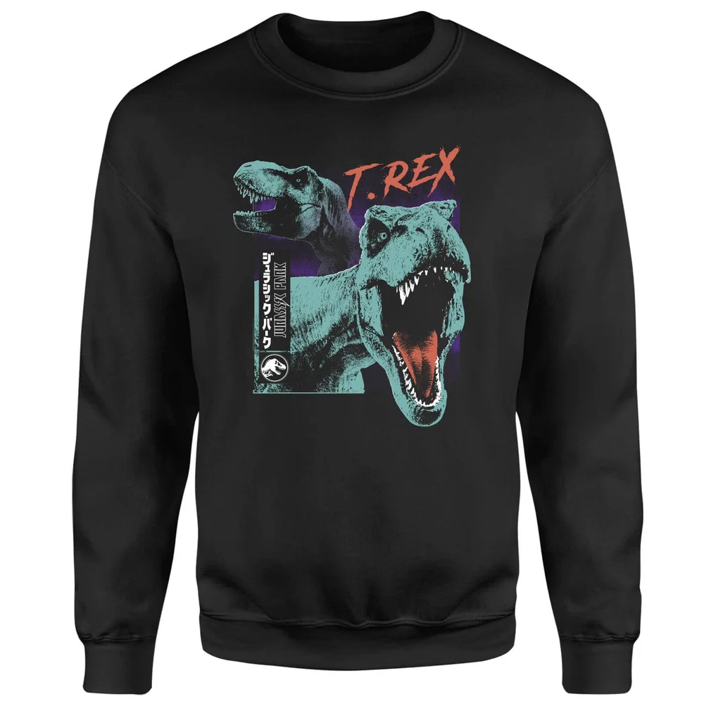 Jurassic Park T-REXES Sweatshirt - Zwart - S Afbeelding 1