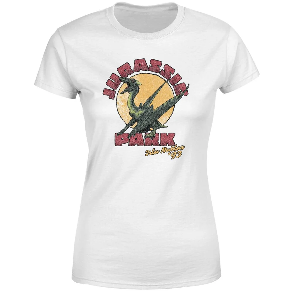 Jurassic Park Winged Threat Women's T-Shirt - Wit - S Afbeelding 1