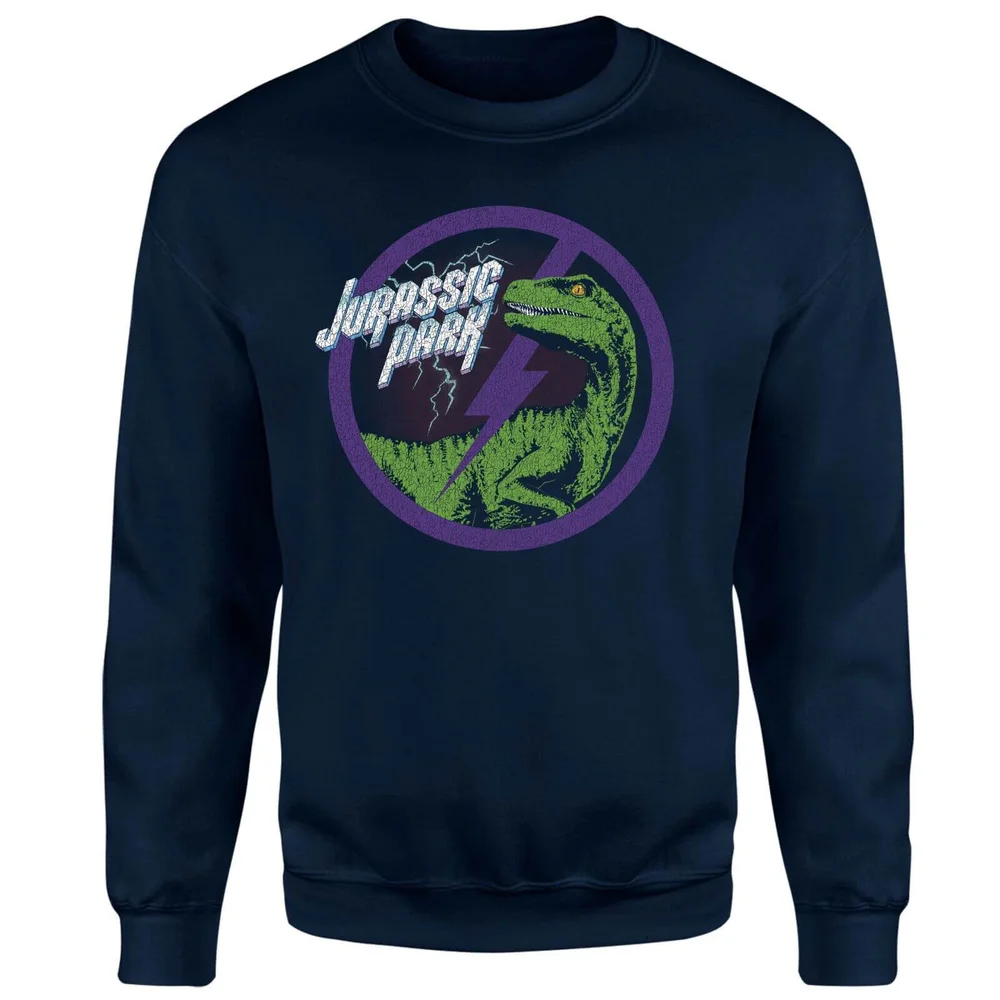 Jurassic Park Raptor Bolt Sweatshirt - Blauw - S Afbeelding 1