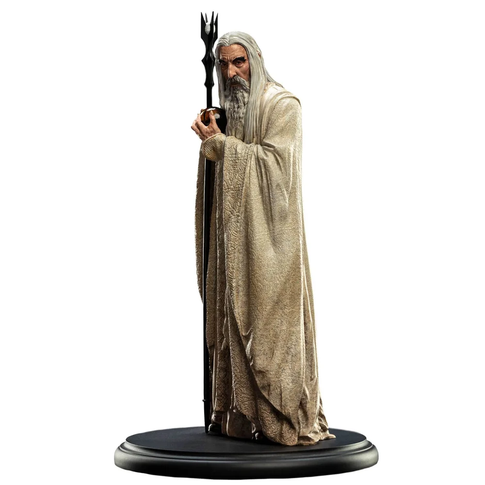 Weta Collectibles Lord of the Rings Beeld Saruman de Witte 19 cm Afbeelding 1